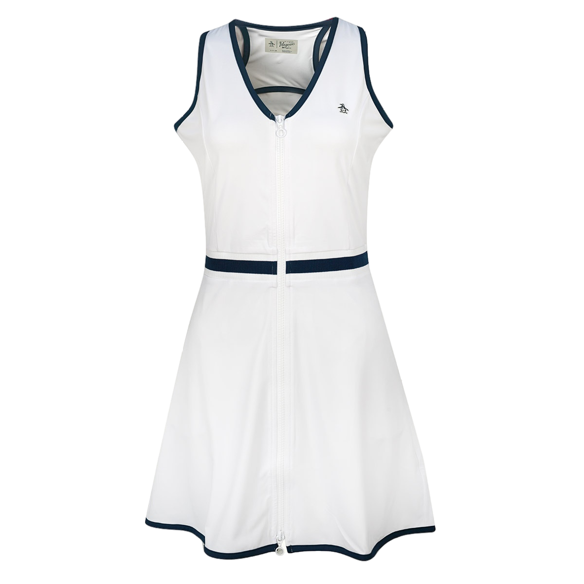 Short Sleeve Dress w/ Front Zip