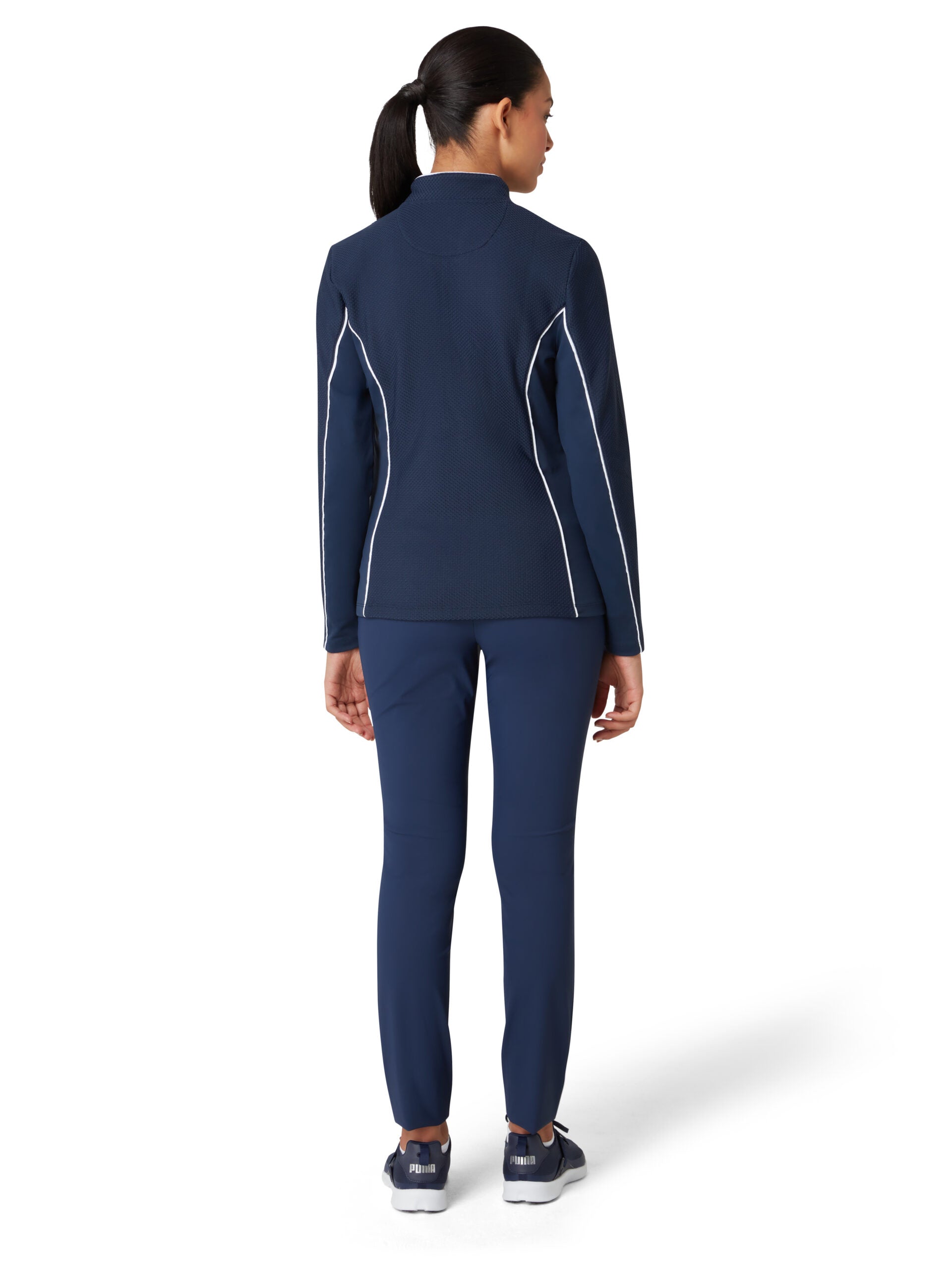 Midweight Long Sleeve Textrured 1/4 Zip