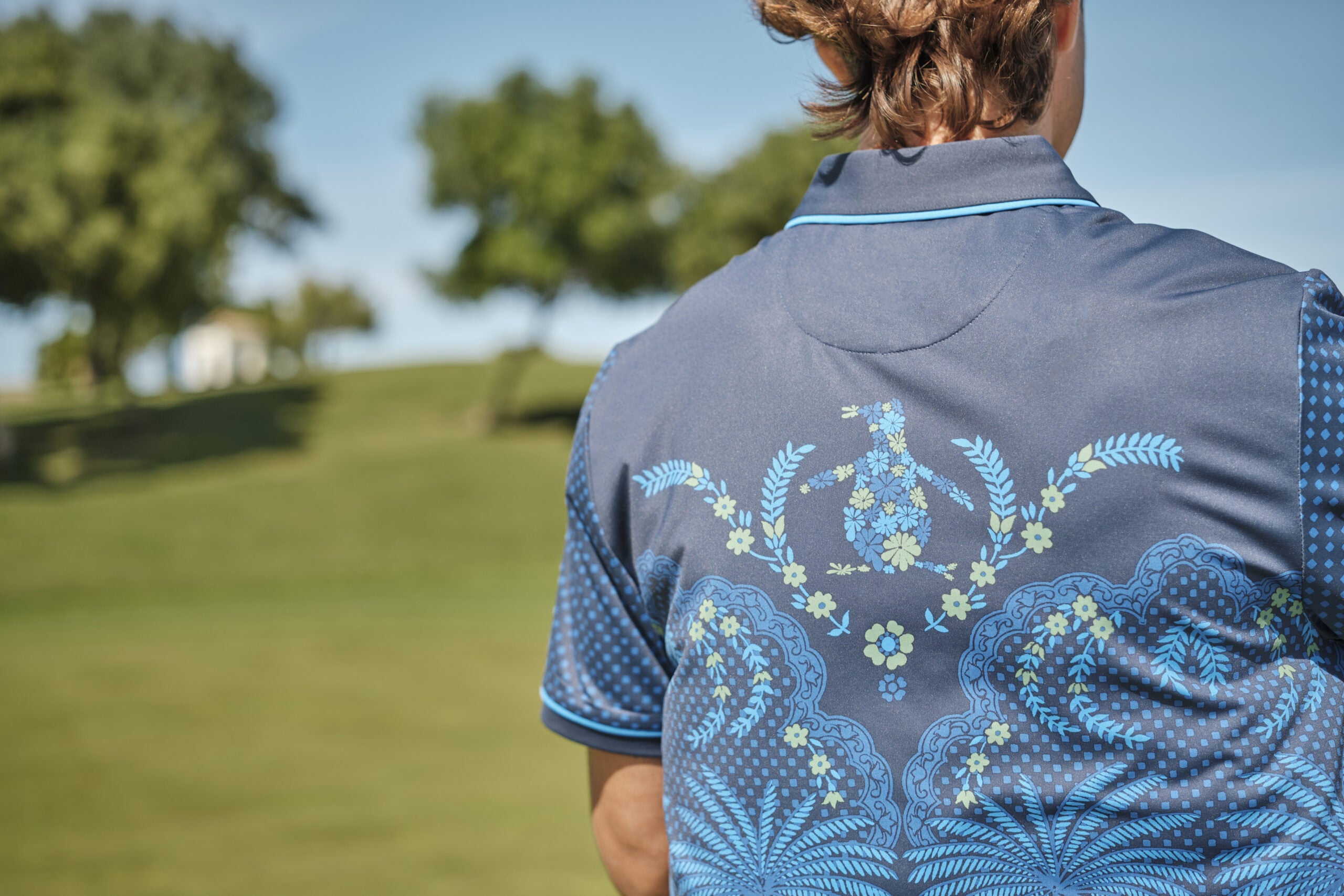Novelty Graphic Print Polo