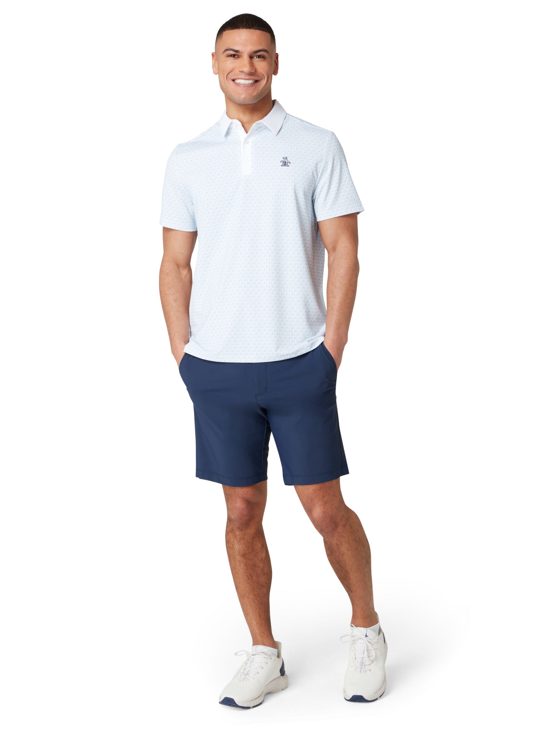 Pete’s Tee Time Polo White