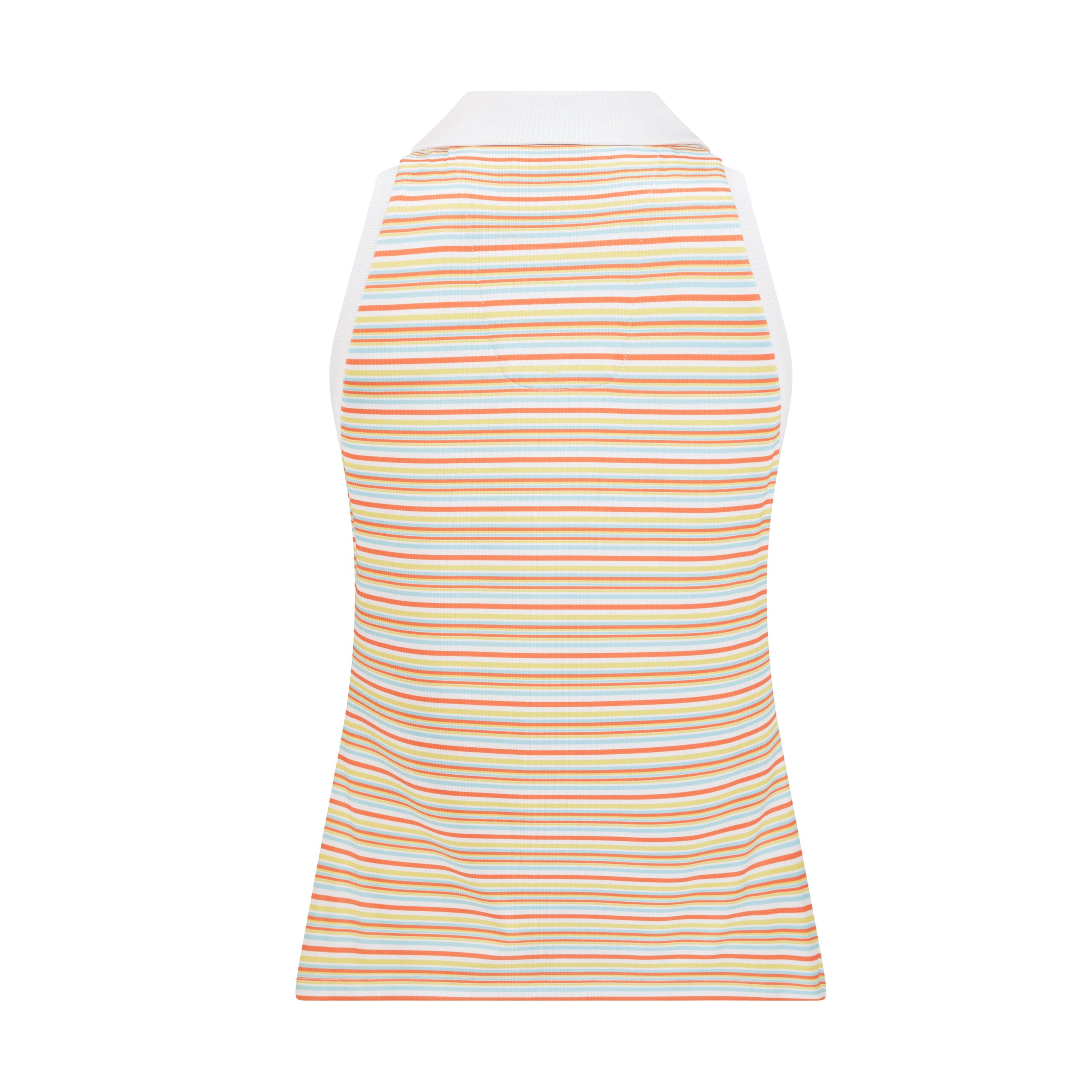 Ribbed Fine Line Striped Polo