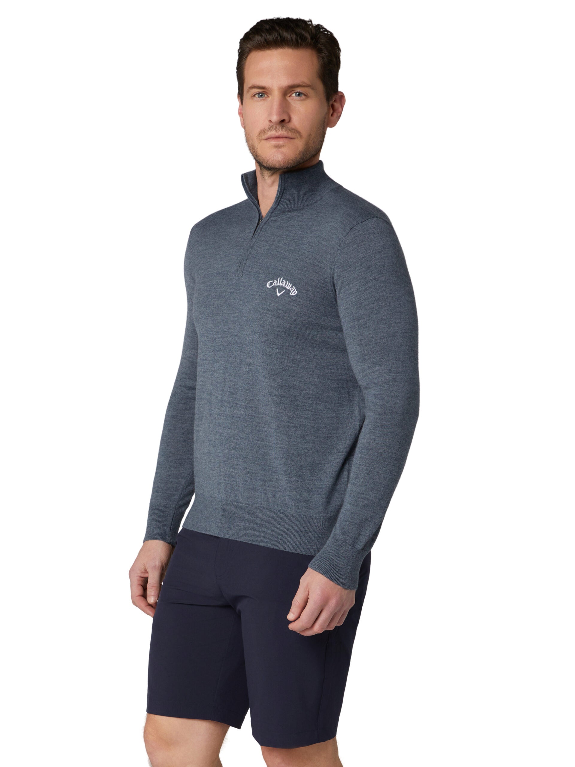 1/4 Blended Merino Odyssey Sweater