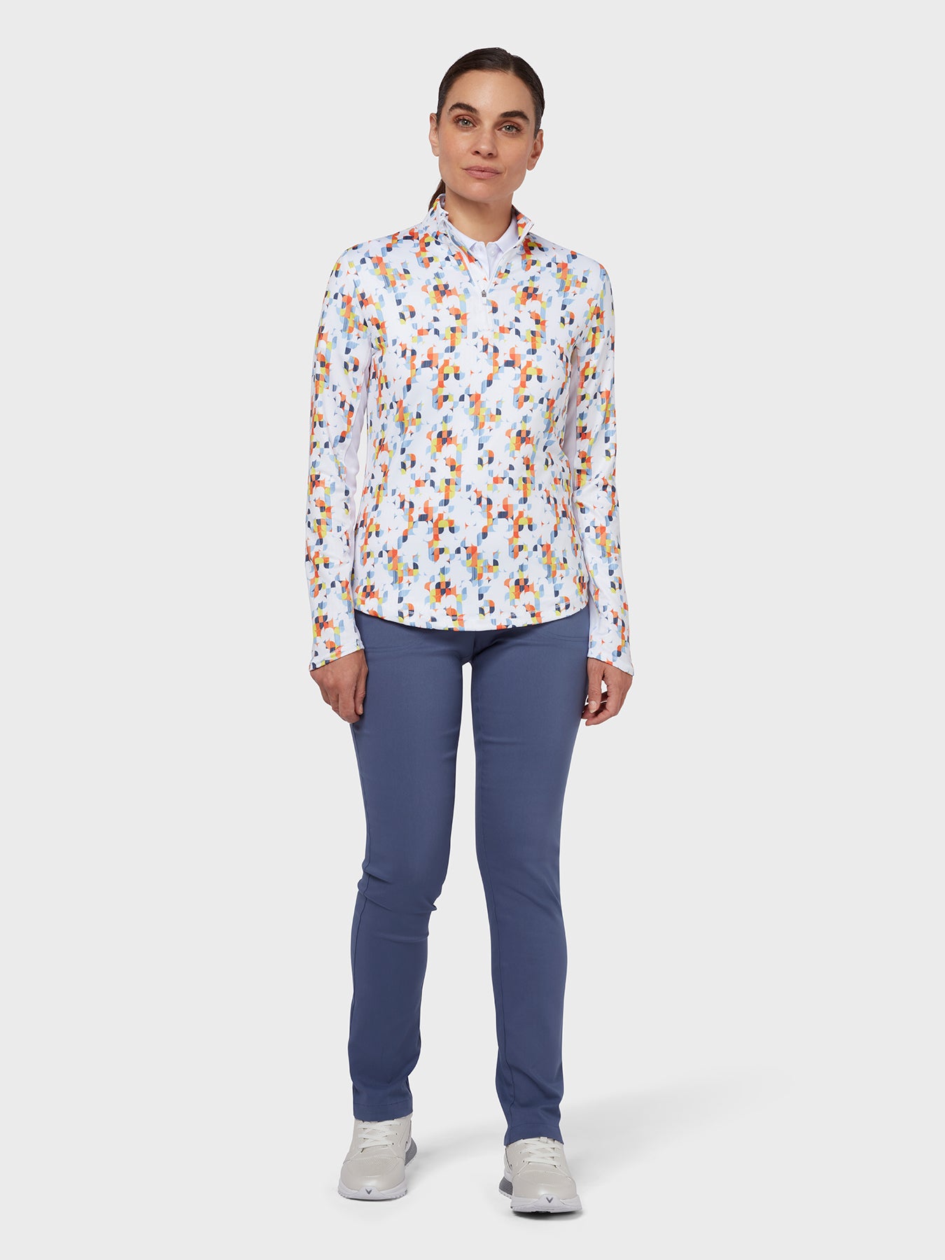 Shift Geo Printed Sun Protection Top