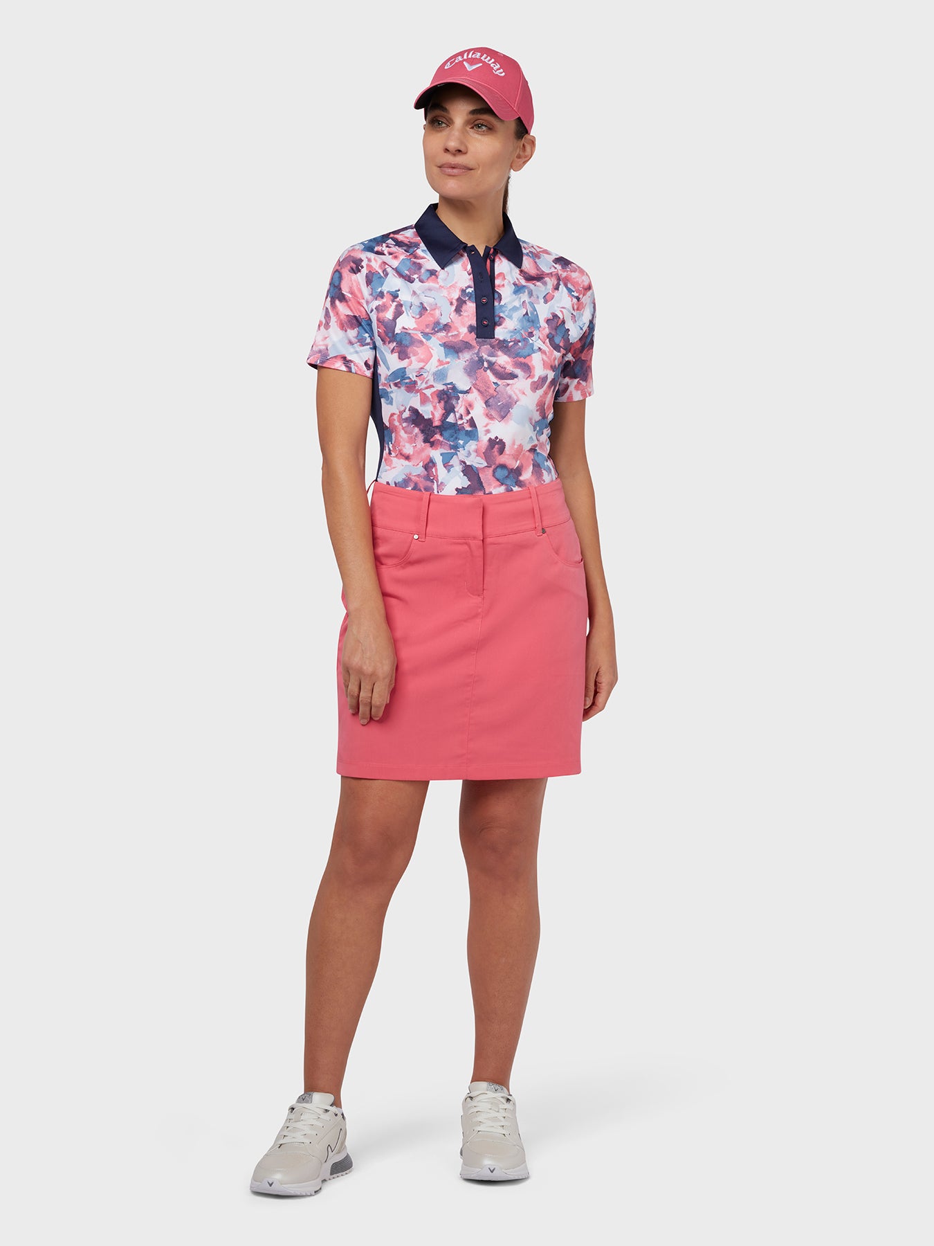 Short Sleeve Floral Polo