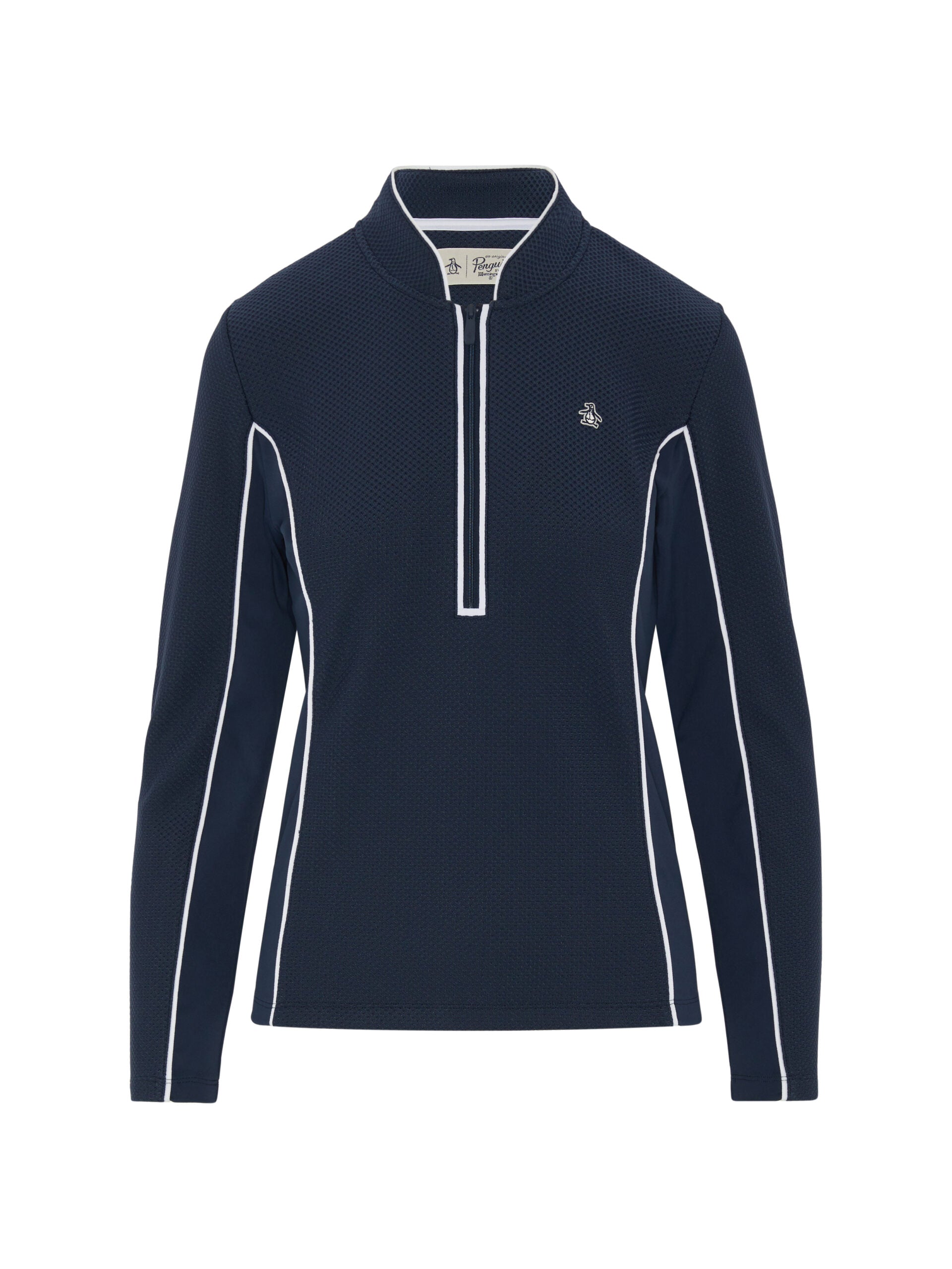 Midweight Long Sleeve Textrured 1/4 Zip