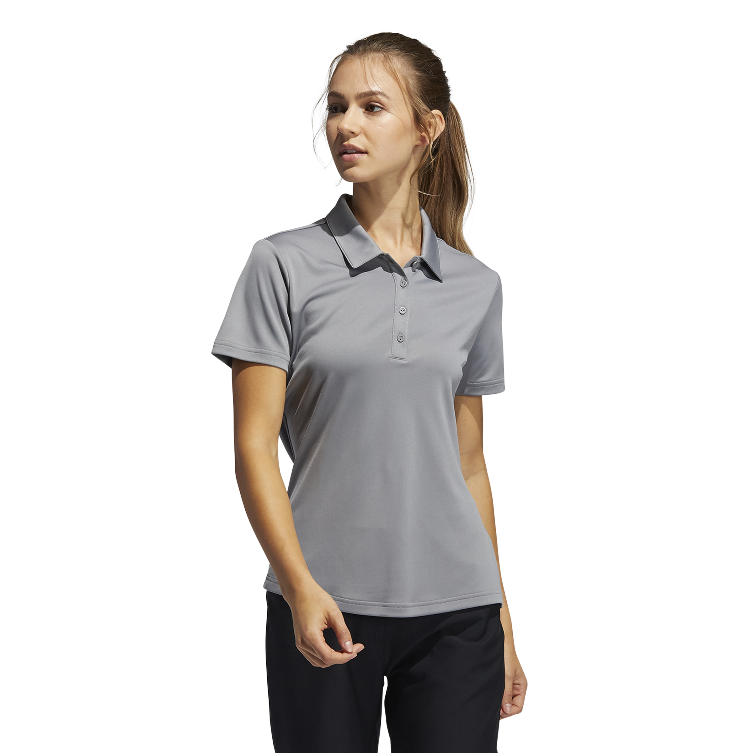 Performance short sleeve polo Harmaa