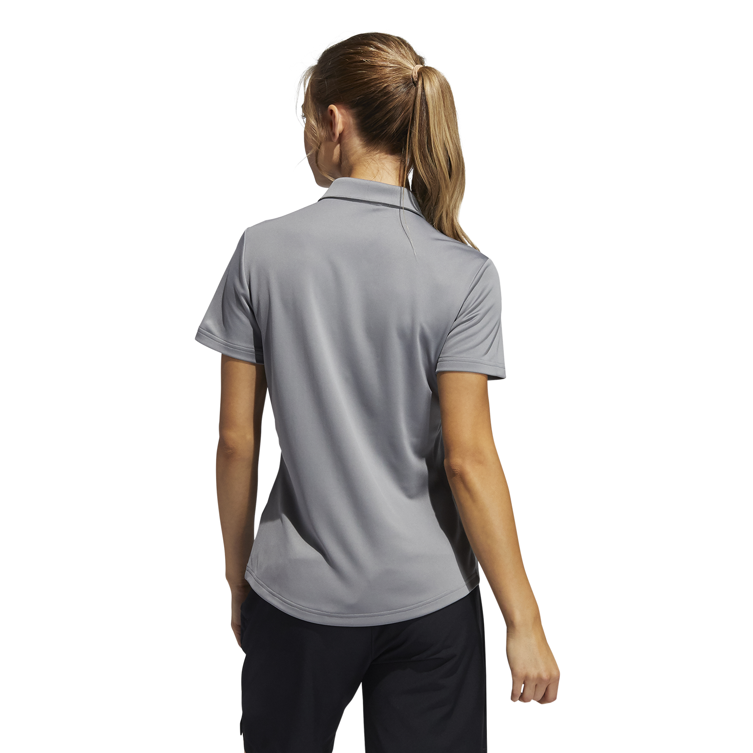 Performance short sleeve polo Harmaa